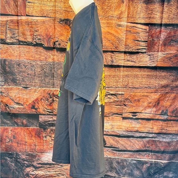 Harley-Davidson Black Tee with Green Motorcycle Graphic - Picture 6 of 13